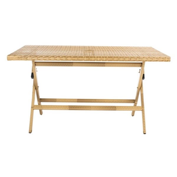 Safavieh Akita Folding Table Natural & White - PAT7503D