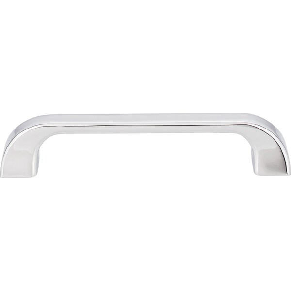 Jeffrey Alexander 128 mm Center-to-Center Polished Chrome Square Marlo Cabinet Pull - 972-128PC