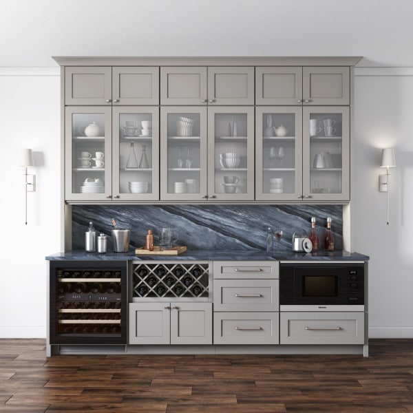 Jeffrey Alexander 128 mm Center-to-Center Polished Chrome Square Marlo Cabinet Pull - 972-128PC