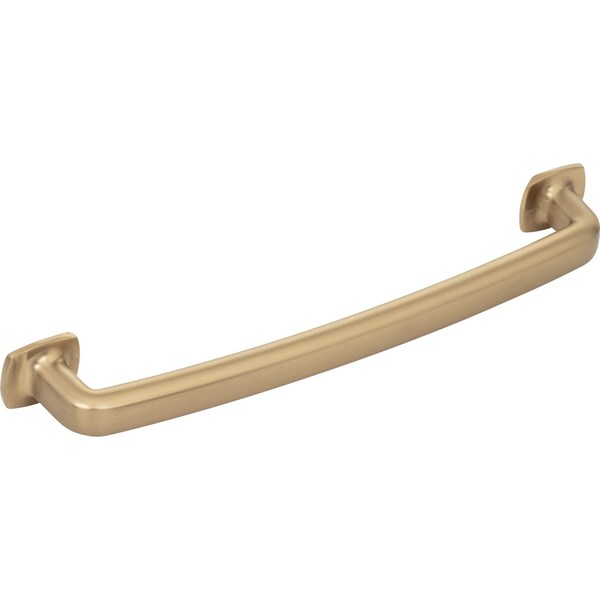 Jeffrey Alexander 160 mm Center-to-Center Satin Bronze Belcastel 1 Cabinet Pull - MO6373-160SBZ