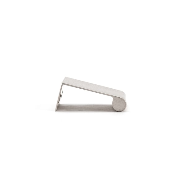 Richelieu 5 1/16-inch (128 mm) Center to Center Stainless Steel Contemporary Edge Pull - BP9696128170