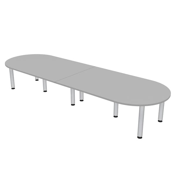 Skutchi Designs 45 in W, 144 in L, 29 in H, Engineered Wood Top, Grey - HAR-RAC-46143-PT-01