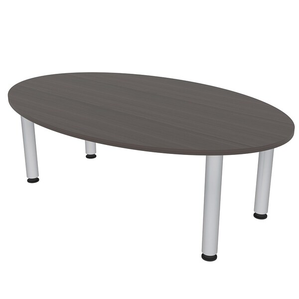 Skutchi Designs 33.5 in W, 59.5 in L, 29 in H, Engineered Wood Top, Brown - HAR-OVL-34X60-PT-25
