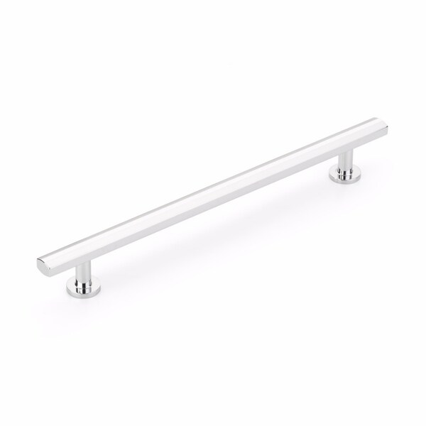 Schaub 8in Center to Center Heathrow Cabinet Pull Polished Chrome Finish - 555-26