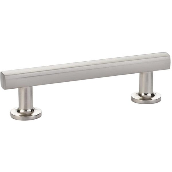 Patioplus 10 in. Freestone Center to Center Cabinet Pull, Satin Nickel - PA3240300