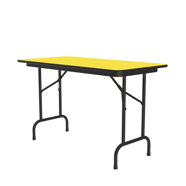 Correll CF HPL Folding Tables 24x48 Yellow - CF2448PX-38