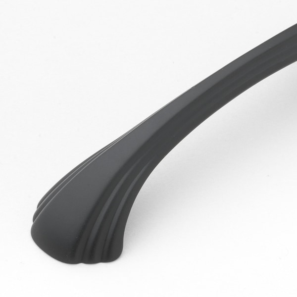 Gliderite Hardware 4-9/16 in. Center to Center Matte Black Classic Cabinet Pull - 4048-MB, 25PK - 4048-MB-25