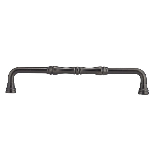 Richelieu 6-5/16 in. (160 mm) Center-to-Center Antique Nickel Traditional Drawer Pull - BP740160143