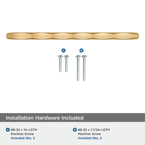 Amerock St. Vincent 8 inch 203mm Center-to-Center Champagne Bronze Cabinet Pull - BP55500CZ
