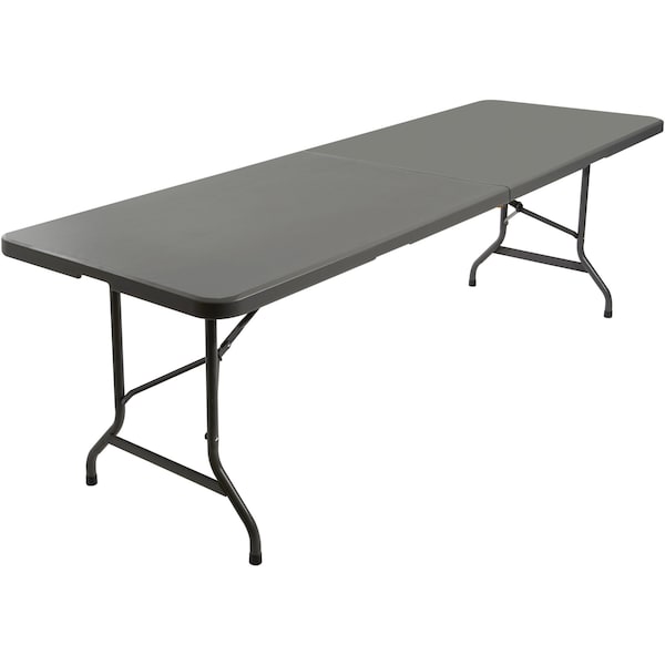 Iceberg Rectangle IndestrucTableÃ‚Â® Classic Folding Table, Charcoal, 30" x 60" BiFold, 30" W, 60" L, 29" H - 65457