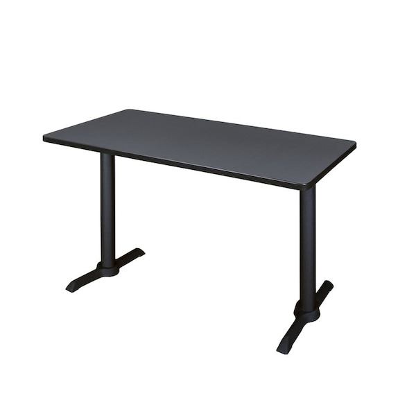 Cain Rectangle Tables > Training Tables > Cain Training Tables, 42 W, 24 L, 29 H, Wood|Metal Top, Grey - MTRCT4224GY