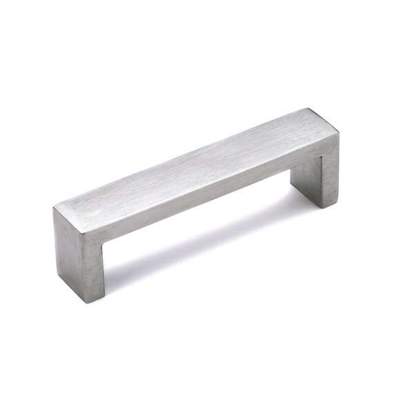 Richelieu 3-3/4 in. (96 mm) Center-to-Center Stainless Steel Contemporary Drawer Pull - BP754496170
