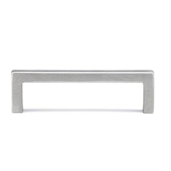 Richelieu 3-3/4 in. (96 mm) Center-to-Center Stainless Steel Contemporary Drawer Pull - BP754496170