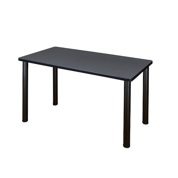 Regency Regency Kee 42 x 24 in. Training Seminar Table- Grey Top, Black Legs - MT4224GYBPBK