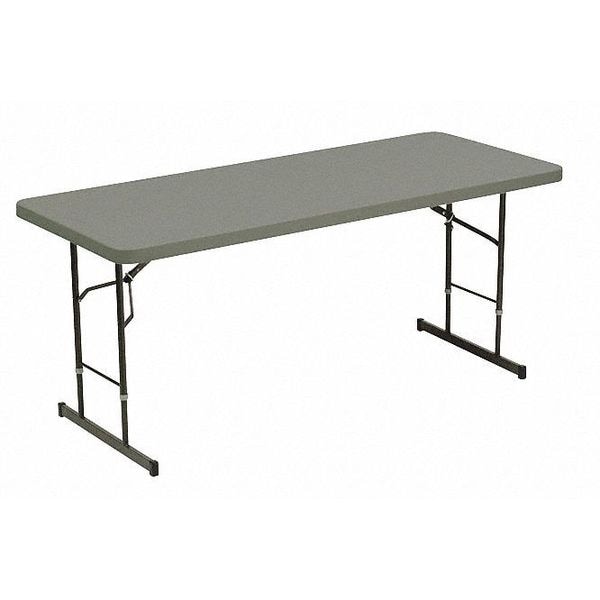 Iceberg Rectangle IndestrucTableÃ‚Â® Commercial Folding Table, Charcoal - 30" x 60", 30" W, 72" L, 35" H - 61627