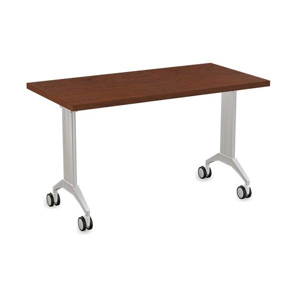 Special-T Table, Flip/Nest, 24inWx48inLx30inH, Mahogany - SCTLINK2448MSMG