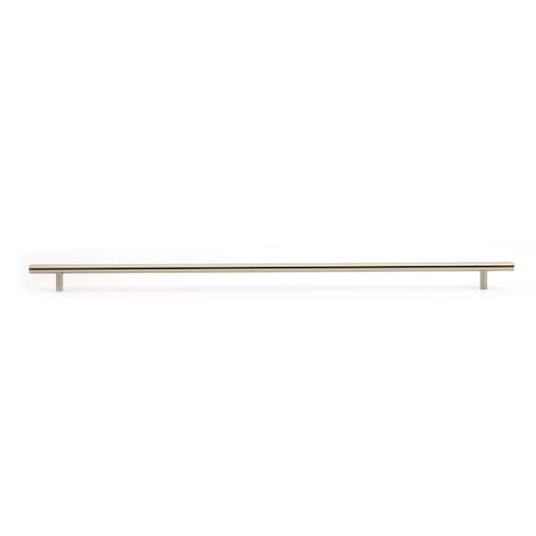 Richelieu 22-1/8 in. (562 mm) Center-to-Center Brushed Nickel Steel Contemporary Drawer Pull - BP305562195