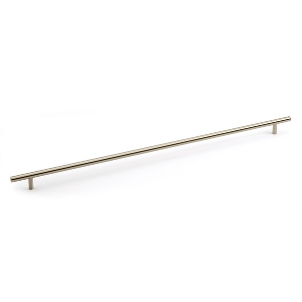 Richelieu 22-1/8 in. (562 mm) Center-to-Center Brushed Nickel Steel Contemporary Drawer Pull - BP305562195