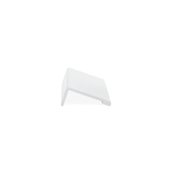 Richelieu 5-1/16 in. (128 mm) Center-to-Center White Contemporary Edge Pull - BP989812830