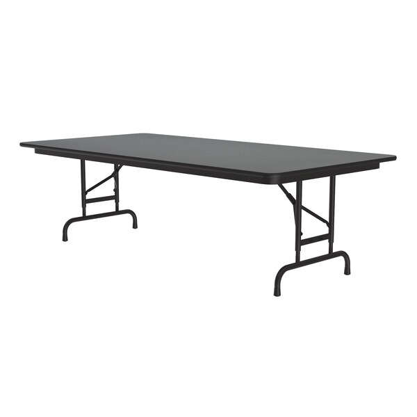 Correll CFA Adjustable HPL Folding Tables 36x72 Montana Granite - CFA3672PX-55
