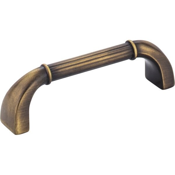 Jeffrey Alexander 96 mm Center-to-Center Antique Brushed Satin Brass Cordova Cabinet Pull - Z280-ABSB