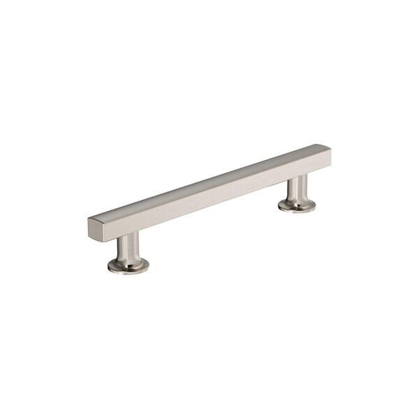 Amerock Everett 5-1/16 inch 128mm Center-to-Center Satin Nickel Cabinet Pull - BP37105G10