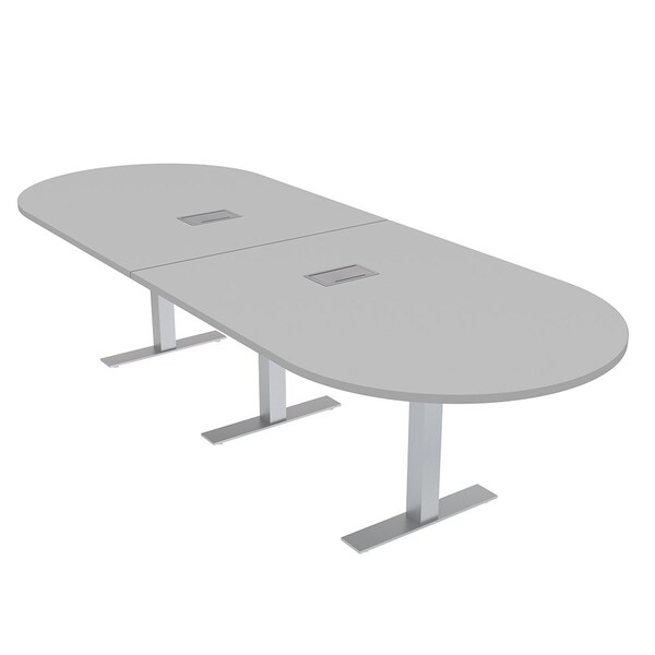 Skutchi Designs 45 in W, 120 in L, 29 in H, Engineered Wood Top, Grey - HAR-RAC-46X119-T-ELEC-XD01