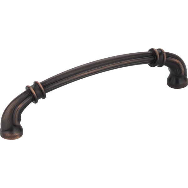 Jeffrey Alexander 128 mm Center-to-Center Brushed Oil Rubbed Bronze Lafayette Cabinet Pull - 317-128DBAC