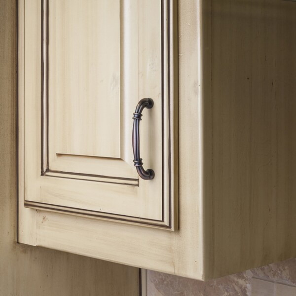 Jeffrey Alexander 128 mm Center-to-Center Brushed Oil Rubbed Bronze Lafayette Cabinet Pull - 317-128DBAC