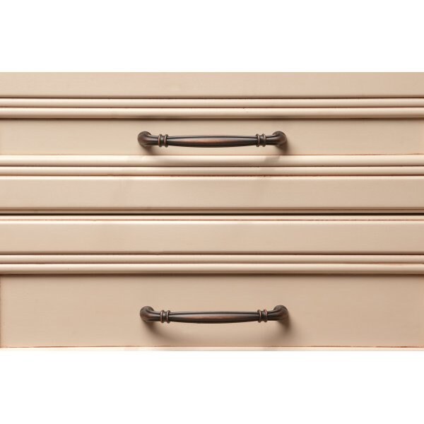 Jeffrey Alexander 128 mm Center-to-Center Brushed Oil Rubbed Bronze Lafayette Cabinet Pull - 317-128DBAC