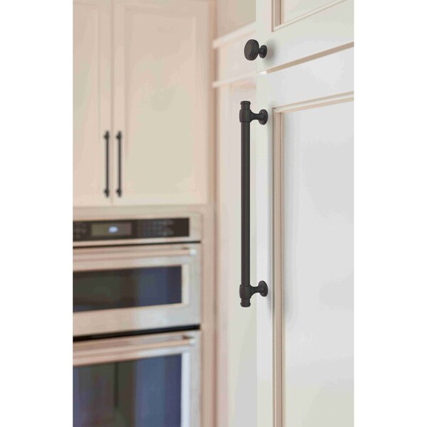 Amerock Winsome 7-9/16 in 192 mm Center-to-Center Matte Black Cabinet Pull - BP36768FB