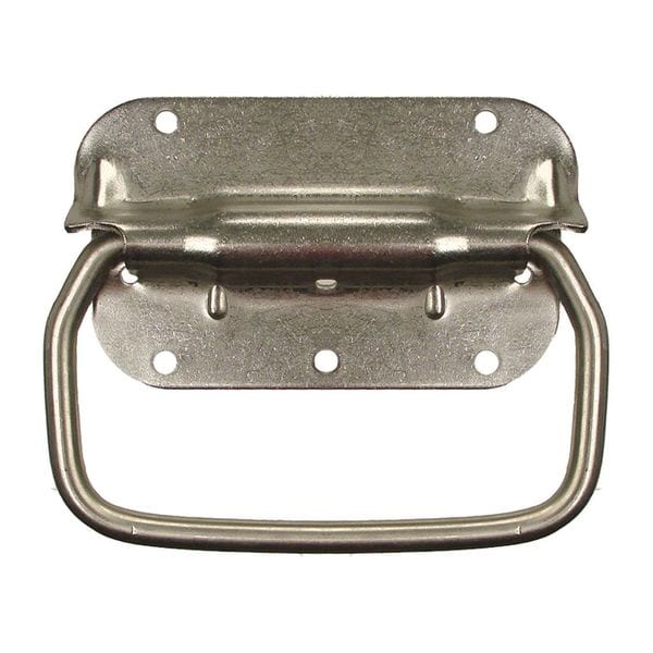 Monroe Pmp Folding Pull Handle, Steel, Natural, Unth. Through Holes - PH-0290
