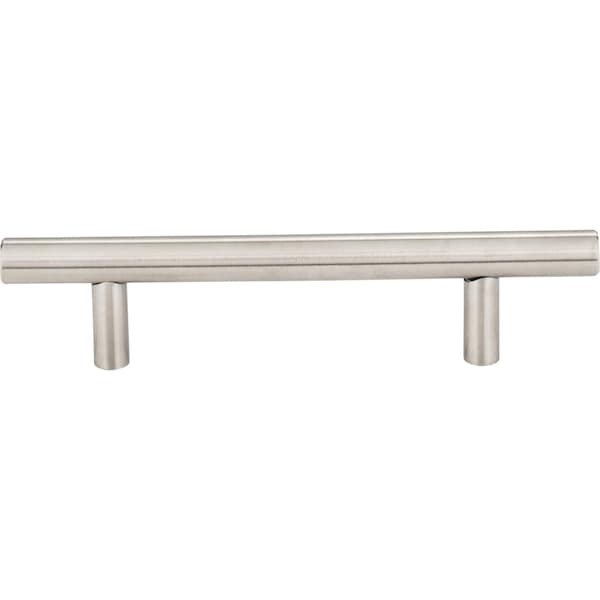 Elements By Hardware Resources 96 mm Center-to-Center Hollow Stainless Steel Naples Cabinet Bar Pull - 154SS