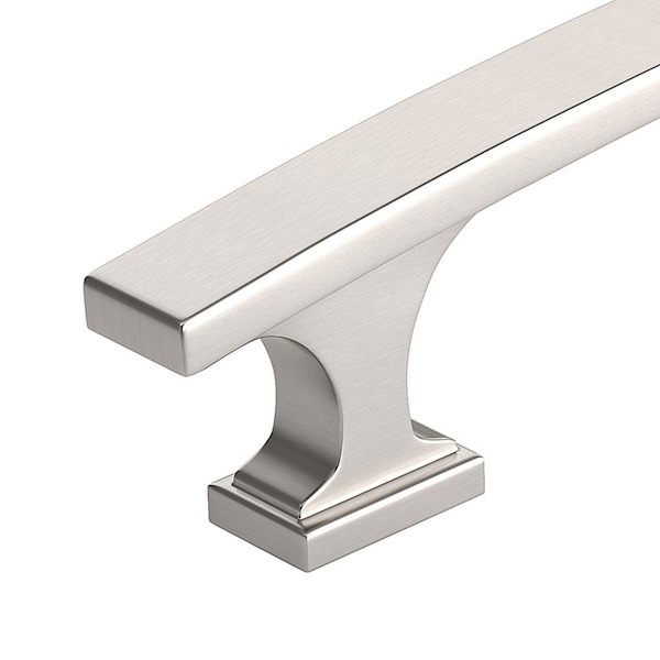 Richelieu 5 1/16-inch (128 mm) Center to Center Brushed Nickel Transitional Cabinet Pull - BP5254128195