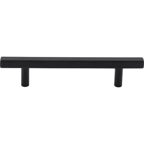 Jeffrey Alexander 96 mm Center-to-Center Matte Black Square Dominique Cabinet Bar Pull - 845-96MB