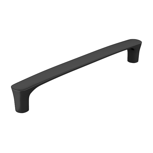Richelieu 7 9/16-inch (192 mm) Center to Center Matte Black Contemporary Cabinet Pull - BP7345192900