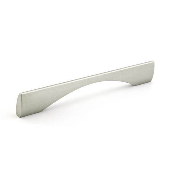 Richelieu 6 5/16 in (160 mm) Center-to-Center Brushed Nickel Contemporary Drawer Pull - 5873200195