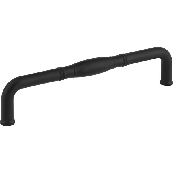 Jeffrey Alexander 160 mm Center-to-Center Matte Black Durham Cabinet Pull - Z290-160-MB