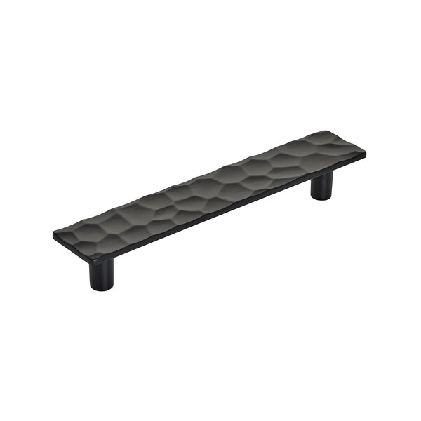 Amerock Kamari 5-1/16 in 128 mm Center-to-Center Matte Black Cabinet Pull - BP36823MB
