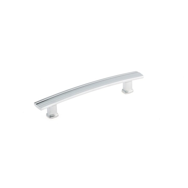 Richelieu 5-1/16 in. (128 mm) Center-to-Center Chrome Transitional Drawer Pull - BP7070128140