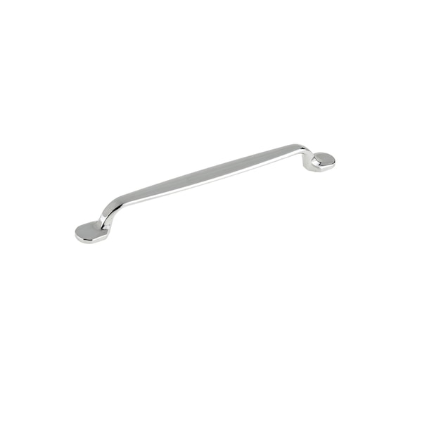 Richelieu 7 9/16 in (192 mm) Center-to-Center Chrome Traditional Drawer Pull - BP23775192140