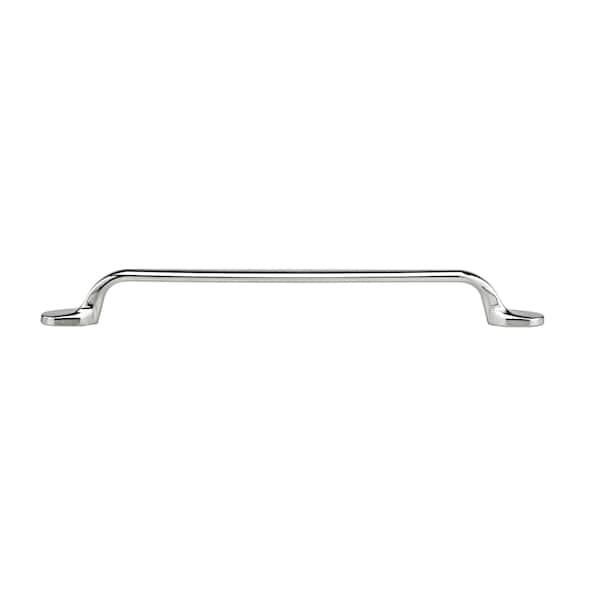 Richelieu 7 9/16 in (192 mm) Center-to-Center Chrome Traditional Drawer Pull - BP23775192140