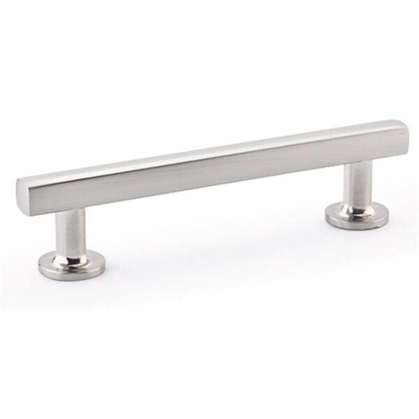 Patioplus 5 in. Freestone Center to Center Cabinet Pull, Satin Nickel - PA2054400