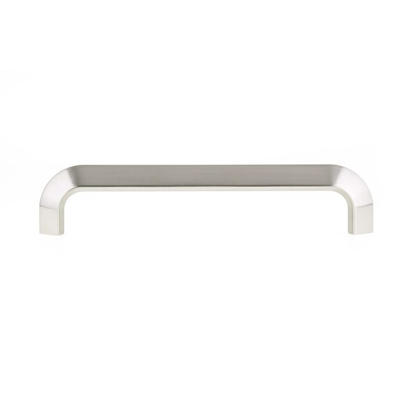 Richelieu 6 5/16 in (160 mm) Center-to-Center Brushed Nickel Contemporary Drawer Pull - 7884160195