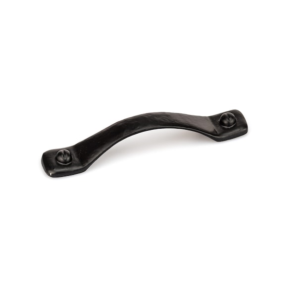 Richelieu 12 in (305 mm) Center-to-Center Matte Black Traditional Forged Iron Cabinet Pull Sheffield - BP9464305900