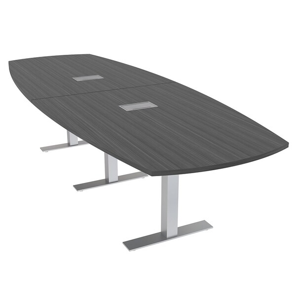 Skutchi Designs 45 in W, 145 in L, 29 in H, Engineered Wood Top, Grey - HAR-ABOT-46X143-T-ELEC-ASIANNIGHT