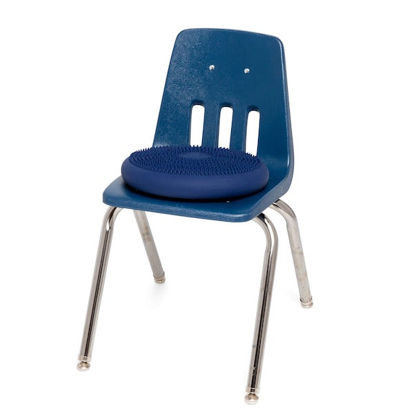 Bouncybands Antimicrobial Big Wiggle Seat Sensory Cushion, Blue 13in./33cm - MB33BUWS