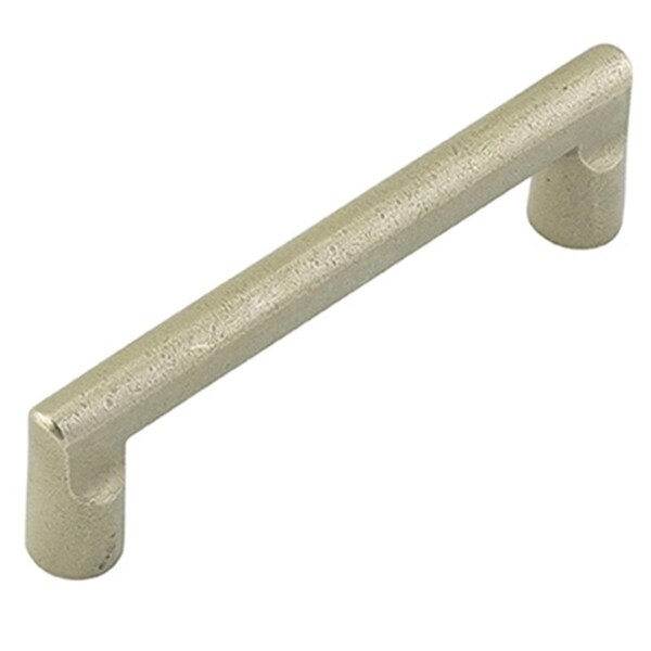 Patioplus 6 in. Center to Center Bronze Rail Cabinet Pull, Tumbled White Bronze - PA2046390