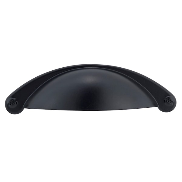 Richelieu 2-1/2 in. (64 mm) Center-to-Center Matte Black Traditional Cup Pull - BP30342900