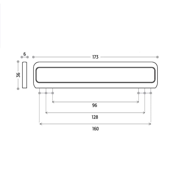 Richelieu 3 3/4 in to 6 5/16 in (96 mm to 160 mm) Center-to-Center Brushed Nickel Contemporary Cabinet Pull - 685160195